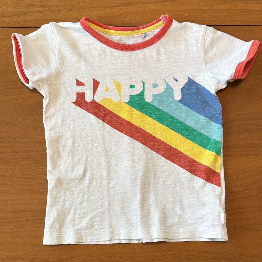 Colorful Kids 'Happy' Short Sleeve Tee